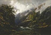 WC Piguenit The Upper Nepean France oil painting artist